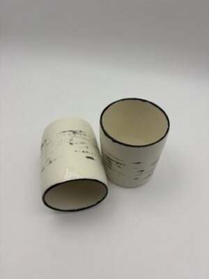 Duo de tasses - Entre les Lignes - Collection ENCRE